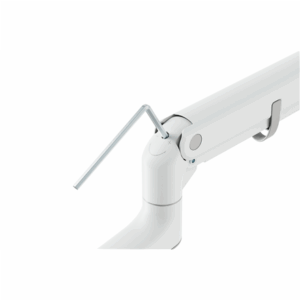 Digitus Desk Mount | DA-90476 Single Monitor Mount | Height, tilt, pivot, rotation, depth | 57 " | Maximum weight (capacity) 27 kg | White - Image 4