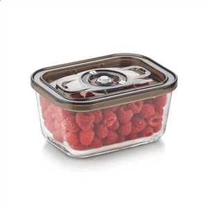 Caso Glass Vacuum Container with Plastic Lid | VacuBoxx Eco M | Transparent - Image 4