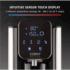 Caso HW 666 Inox | Turbo Hot Water Dispenser | Electric | 2200-2600 W | 2.7 L | Plastic/Stainless Steel | Stainless steel/Black - Image 4
