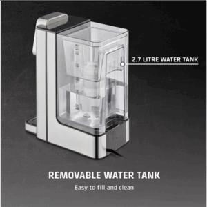 Caso HW 666 Inox | Turbo Hot Water Dispenser | Electric | 2200-2600 W | 2.7 L | Plastic/Stainless Steel | Stainless steel/Black - Image 7
