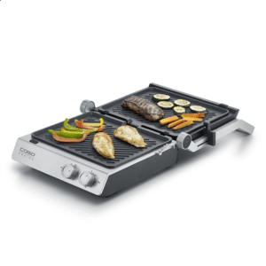 Caso Double Contact Grill | SteakChef | Contact grill | 2000 W | Stainless Steel - Image 3
