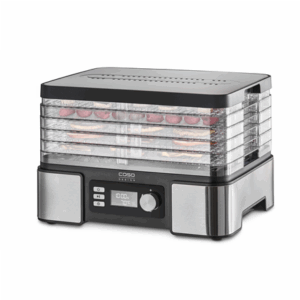 Caso | Food Dehydrator | DH 450 | Power 370-450 W | Number of trays 5 | Temperature control | Integrated timer | Black/Stainless Steel - Image 2