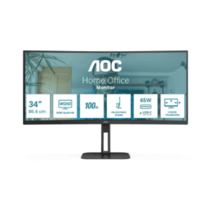 AOC | Curved Monitor | CU34V5C/BK | 34 " | VA | WQHD | 21:9 | 100 Hz | 4 ms | 3440 x 1440 | 300 cd/m² | HDMI ports quantity 1 - Image 34