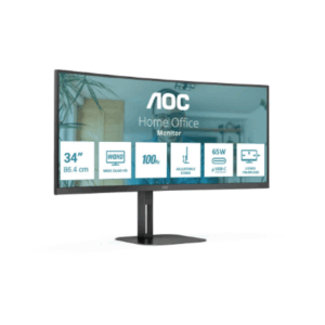 AOC | Curved Monitor | CU34V5C/BK | 34 " | VA | WQHD | 21:9 | 100 Hz | 4 ms | 3440 x 1440 | 300 cd/m² | HDMI ports quantity 1 - Image 35