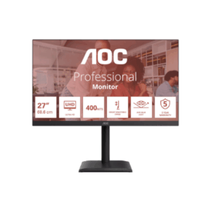 AOC | U27E4CV | 27 " | IPS | UHD | 16:9 | 60 Hz | 4 ms | 3840 x 2160 pixels | 400 cd/m² | HDMI ports quantity 2 | Black - Image 31