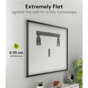Goobay Wall mount | Ultraslim TV Wall Mount Basic FIXED (XL) | 43-100 " | Black - Image 5