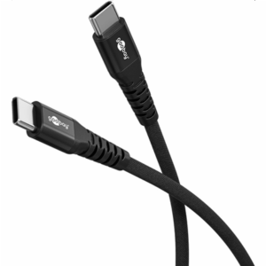 Goobay | USB-C Supersoft Textile Cable with Metal Plugs | 73954