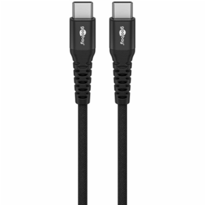 Goobay | USB-C Supersoft Textile Cable with Metal Plugs | 73954 - Image 3