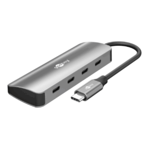 Goobay Slim 4-Port USB-Hub, USB-C auf USB-C, 10 Gbit/s, Grey | 76565 - Image 7