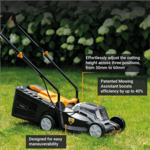 Batavia B.V. 18V Cordless Lawn Mower, 32 cm, Without battery and charger | Mowing Area 200 m² - Image 4