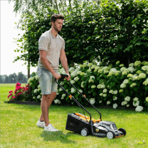 Batavia B.V. 18V Cordless Lawn Mower, 32 cm, Without battery and charger | Mowing Area 200 m² - Image 6