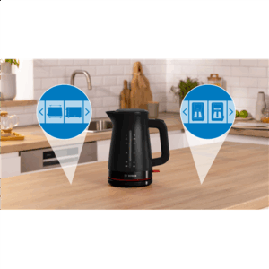 Bosch Kettle | TWK3M123 MyMoment | Electric | 2400 W | 1.7 L | Plastic | 360° rotational base | Black - Image 2