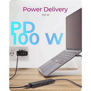 Raidsonic | 4-Port USB 3.2 Gen 2 Hub with Power Delivery | IB-HUB1437-CPD - Image 4