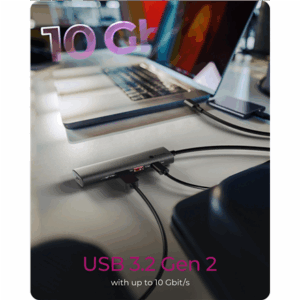 Raidsonic | 4-Port USB 3.2 Gen 2 Hub with Power Delivery | IB-HUB1437-CPD - Image 5