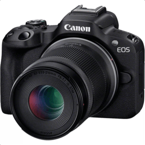 Canon | EOS R50 + RF-S 18-45mm F4.5-6.3 IS STM + RF-S 55-210mm F5-7.1 IS STM (SIP) | Megapixel 24.2 MP | Image stabilizer | ISO sensitivity (max) 32000 | Display diagonal 2.95 " | Wi-Fi | Video recording | Automatic, manual | CMOS | Black - Image 2