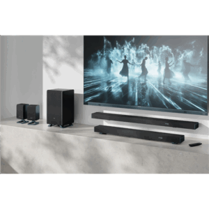 Sharp | 5.1.2 Dolby Atmos/DTS:X Soundbar with Wireless Subwoofer | HT-SBW55121(BK) | Bluetooth - Image 11