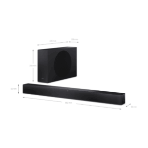 Sharp 2.1 Dolby Atmos/DTS Virtual:X Soundbar with Slim Wireless Subwoofer | HT-SBW310 | 330 W | Bluetooth | Wireless connection | Black - Image 14