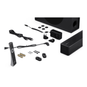Sharp 2.1 Dolby Atmos/DTS Virtual:X Soundbar with Slim Wireless Subwoofer | HT-SBW310 | 330 W | Bluetooth | Wireless connection | Black - Image 21