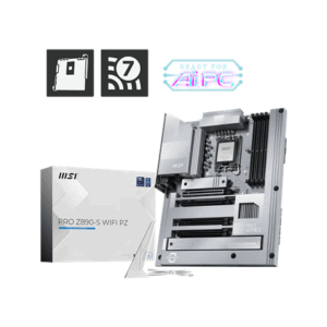MSI PRO Z890-S WIFI PZ | Processor family Intel | Processor socket LGA1851 | DDR5 | Supported hard disk drive interfaces SATA, M.2 | Number of SATA connectors 4 - Image 4