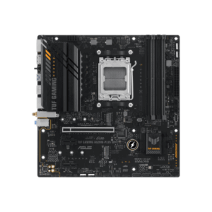 Asus | TUF GAMING A620M-PLUS WIFI | Processor family AMD | Processor socket AM5 | DDR5 DIMM | Memory slots 4 | Supported hard disk drive interfaces SATA, M.2 | Number of SATA connectors 4 | Chipset AMD A620 | Micro-ATX - Image 7