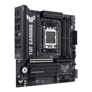 Asus TUF GAMING B850M-PLUS WIFI7 | Processor family AMD | Processor socket AM5 | DDR5 | Supported hard disk drive interfaces SATA, M.2 | Number of SATA connectors 4 - Image 2