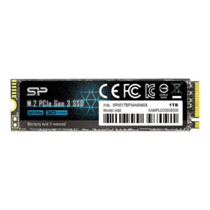 Silicon Power | SSD | P34A60 | 1000 GB | SSD form factor M.2 2280 | Solid-state drive interface PCIe Gen3x4 | Read speed 2200 MB/s | Write speed 1600 MB/s - Image 1