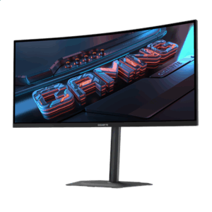 Gigabyte GS34WQCA | 34 " | VA | WQHD | 120 Hz | 1 ms | 3440 x 1440 pixels | 300 cd/m² | HDMI ports quantity 2 | Black - Image 2