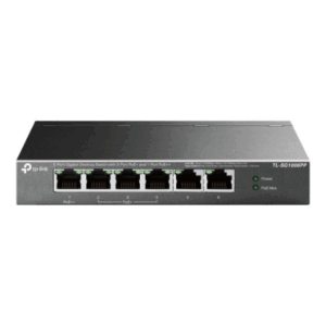 TP-LINK | 6-Port Gigabit Switch with 3-Port PoE+ and 1-Port PoE++ | TL-SG1006PP | Unmanaged | Desktop - Image 1