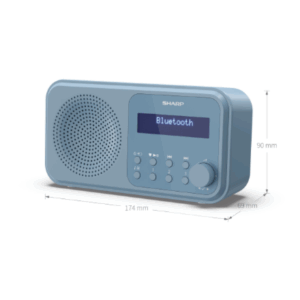 Sharp | Tokyo Digital Radio | DR-P420(BL) | Bluetooth | Wireless connection | Portable | Blue - Image 8