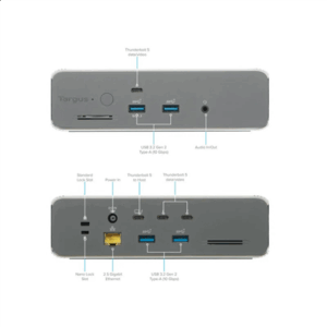 Targus DOCK230EUZ | Thunderbolt 5 Triple Video 8K EcoSmart Dock with 140W EPR - Image 2