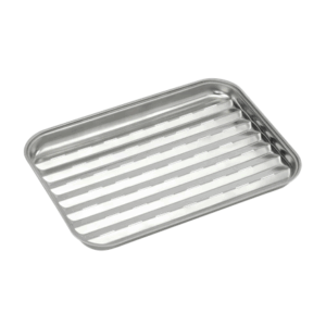 Barbecook | Reusable stainless steel grill pan, 34.5 x 24 x 3 cm | BC-ACC-7079