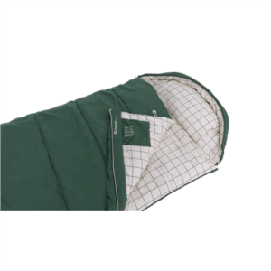 Outwell Camper Prime Green | Sleeping Bag | 235 x 90 cm | -15 to 5 °C | Right Zipper - Image 3