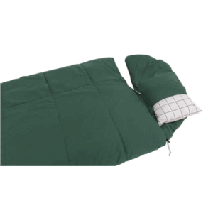 Outwell Camper Prime Green | Sleeping Bag | 235 x 90 cm | -15 to 5 °C | Right Zipper - Image 4