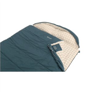 Outwell Camper Lux Double Blue | Sleeping Bag | 235 x 150 cm | -16 to 5 °C | Both Side Zipper - Image 3