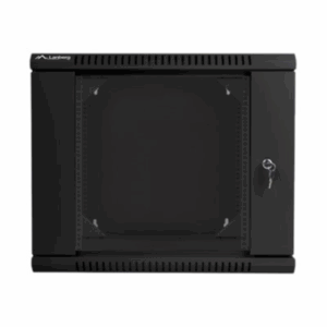 Lanberg | Rack cabinet 19" double-section wall-mount 9U/600x600 (flat pack) | WF02-6609-10B | Black - Image 2