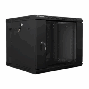 Lanberg | Rack cabinet 19" double-section wall-mount 9U/600x600 (flat pack) | WF02-6609-10B | Black - Image 3