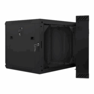 Lanberg | Rack cabinet 19" double-section wall-mount 9U/600x600 (flat pack) | WF02-6609-10B | Black - Image 4