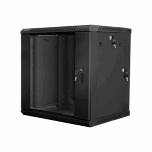 Lanberg | Rack cabinet 19" double-section wall-mount 12U/600x600 (flat pack) | WF02-6612-10B | Black