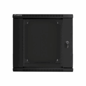 Lanberg | Rack cabinet 19" double-section wall-mount 12U/600x600 (flat pack) | WF02-6612-10B | Black - Image 2