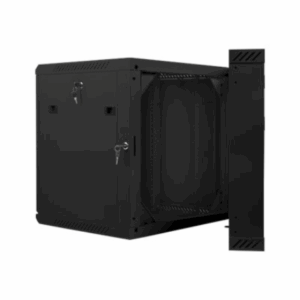 Lanberg | Rack cabinet 19" double-section wall-mount 12U/600x600 (flat pack) | WF02-6612-10B | Black - Image 4