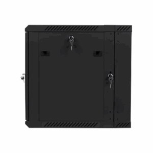 Lanberg | Rack cabinet 19" double-section wall-mount 12U/600x600 (flat pack) | WF02-6612-10B | Black - Image 7