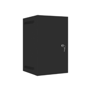 Lanberg | Rack cabinet 10" wall-mount 9U/280x310 for self-assembly with metal door (flat pack) | WF10-2309-00B | Black - Image 3