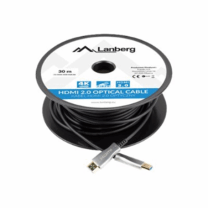 Lanberg HDMI V2.0 Cable | CA-HDMI-20FB-0300-BK | HDMI to HDMI | 30 m - Image 3