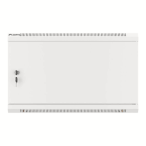 Lanberg | Rack cabinet 19" wall-mount 6U/600x600 for self-assembly with metal door (flat pack) | WF01-6606-00S | Grey - Image 3