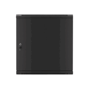 Lanberg | Rack cabinet 19" wall-mount 12U/600x600 for self-assembly with metal door (flat pack) | WF01-6612-00B | Black - Image 2