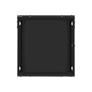 Lanberg | Rack cabinet 19" wall-mount 12U/600x600 for self-assembly with metal door (flat pack) | WF01-6612-00B | Black - Image 3