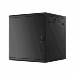 Lanberg | Rack cabinet 19" wall-mount 12U/600x600 for self-assembly with metal door (flat pack) | WF01-6612-00B | Black - Image 7
