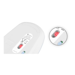 Natec | Mouse | Harrier 2 | Wireless | Bluetooth | White/Blue - Image 14