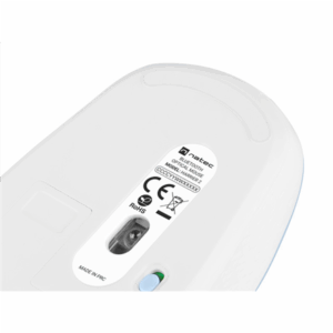 Natec | Mouse | Harrier 2 | Wireless | Bluetooth | White/Blue - Image 5