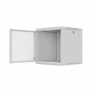 Lanberg Wall mounted installation cabinet 19" 12U 600X600 | WF01-6612-23S | Grey - Image 5